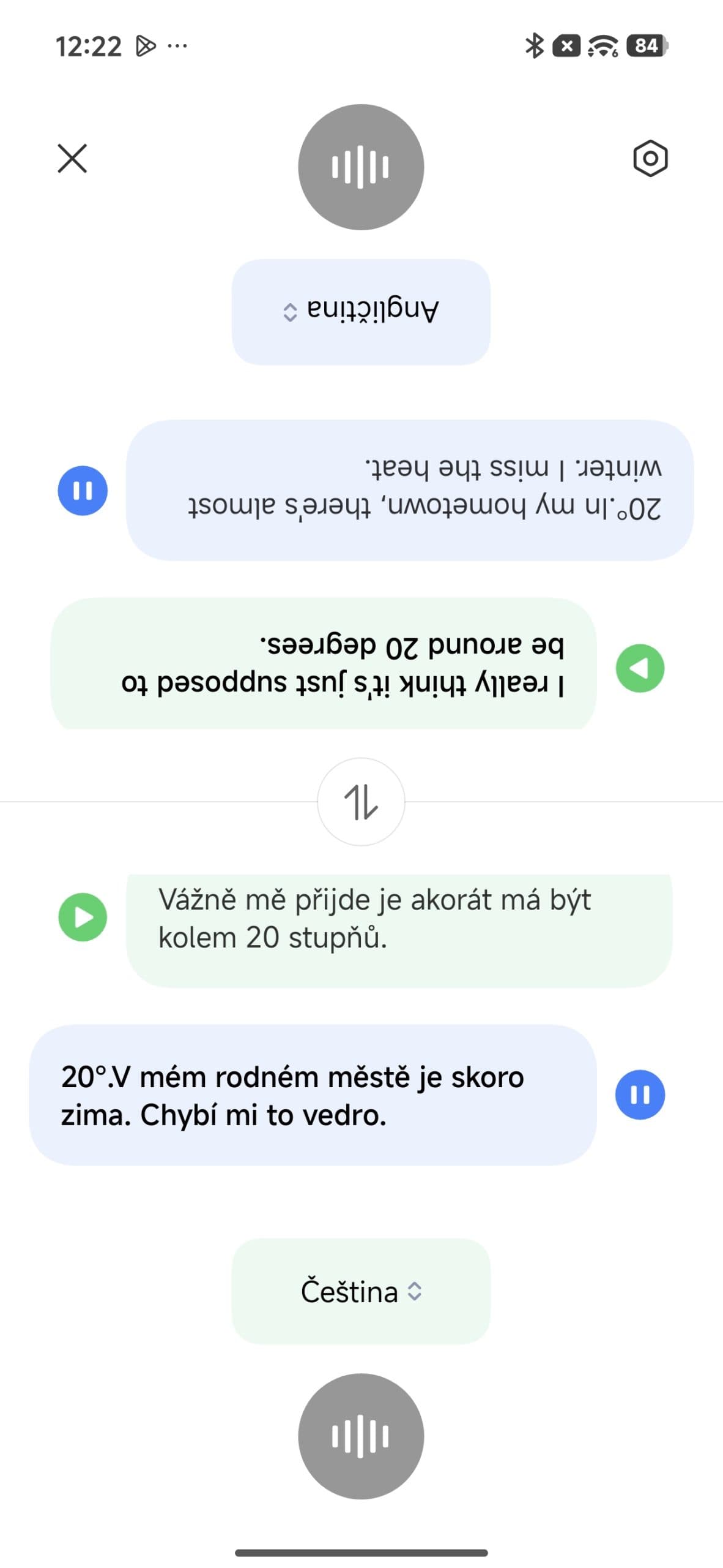 AI překlad konverzace na Xiaomi 15T Pro | Zdroj: Tomáš Rajnoch