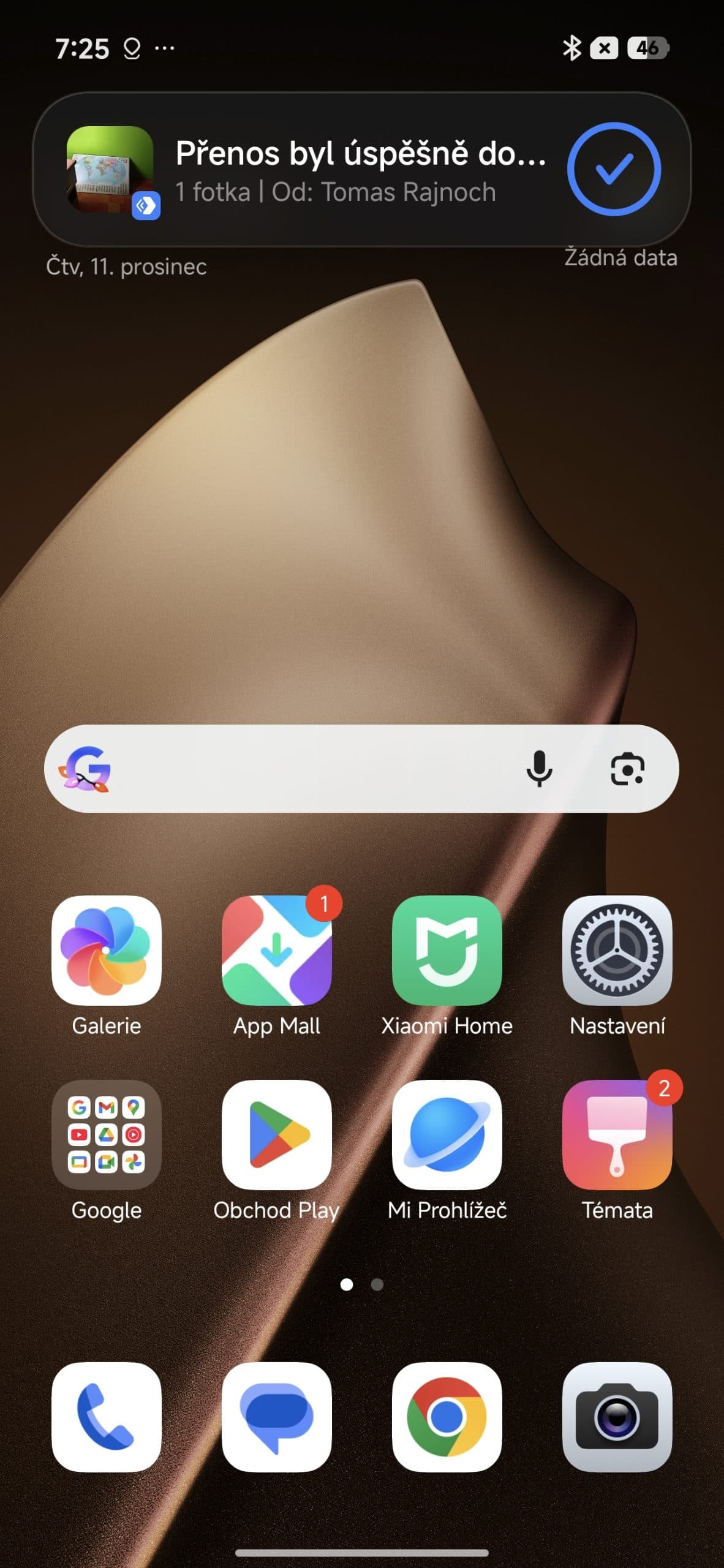 „AirDrop“ u HyperOS 3 | Zdroj: Tomáš Rajnoch