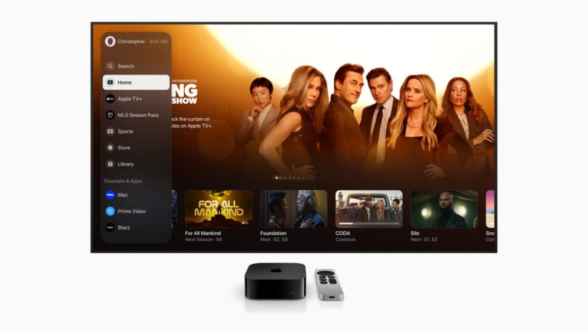 Aplikace Apple TV na televizi | Zdroj: Apple