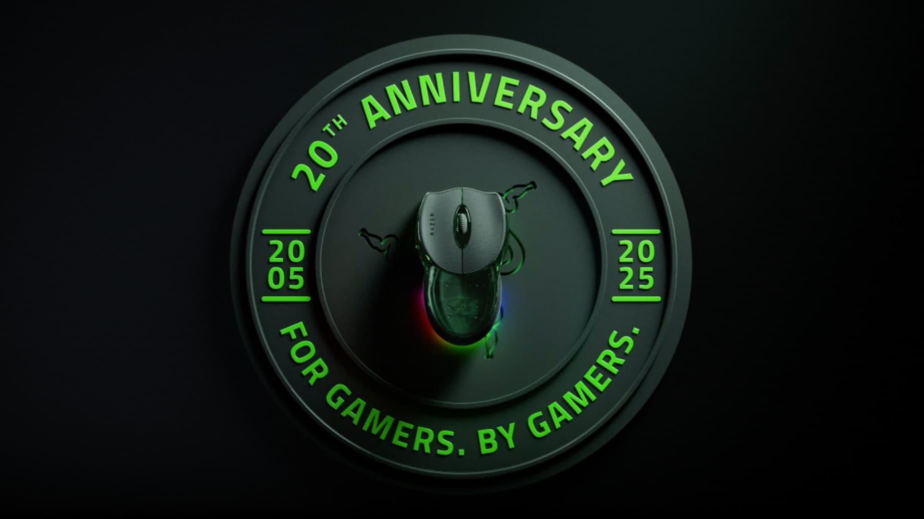 Herní myš Razer Boomslang 20th Anniversary Edition | Zdroj: Razer