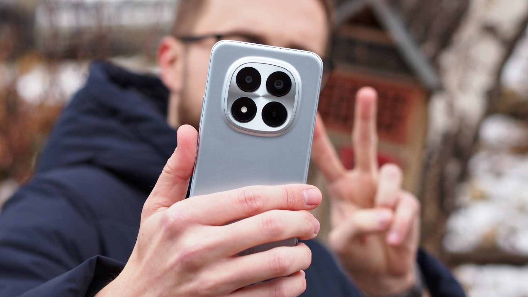 Focení selfie s mobilem Redmi Note 15 Pro+ | Zdroj: Luboš Srb