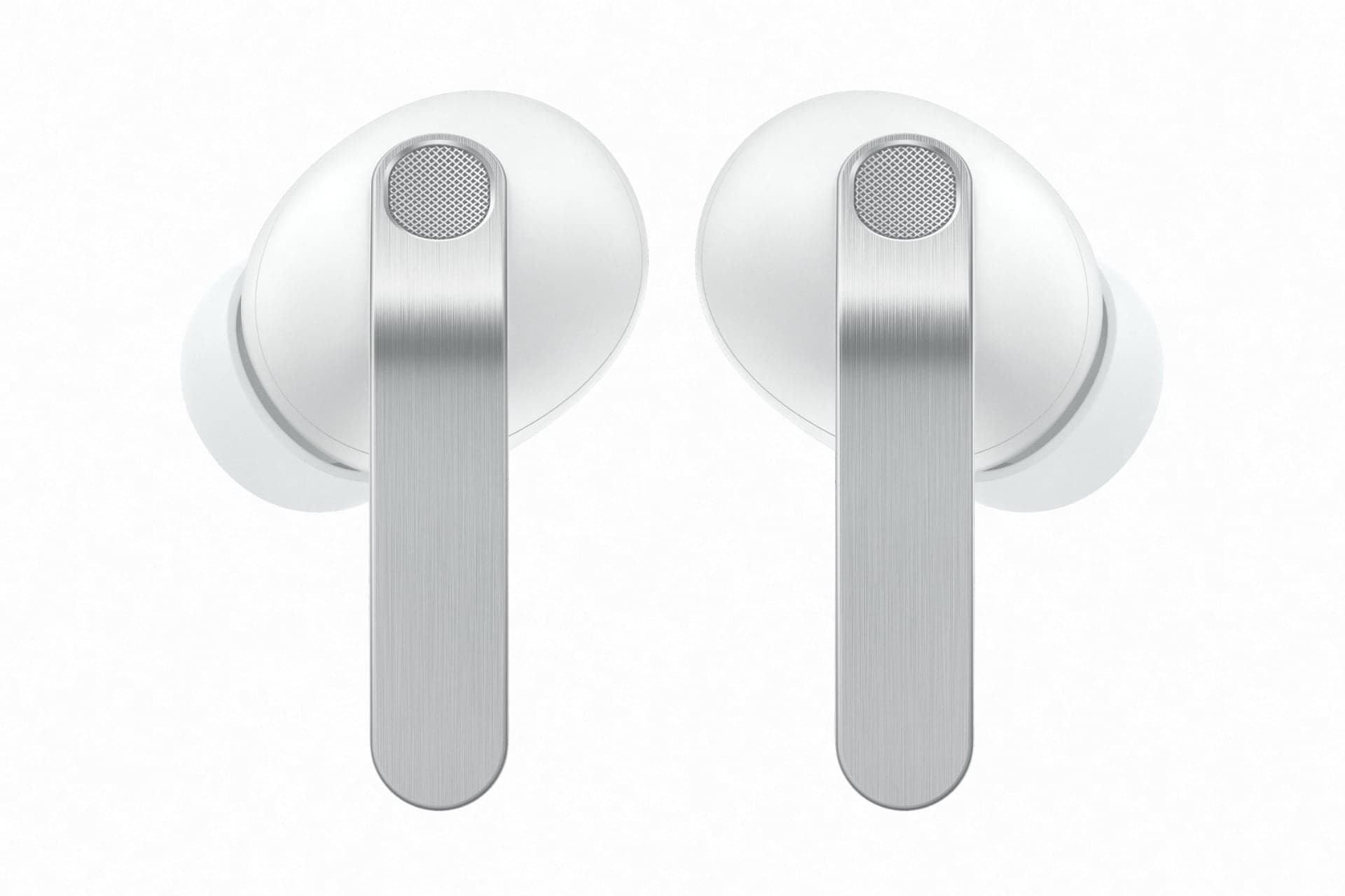 Samsung Galaxy Buds 4 Pro, bílá varianta | Zdroj: Samsung