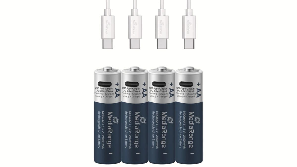 MediaRange USB-C Li-Ion baterie | Zdroj: Alza