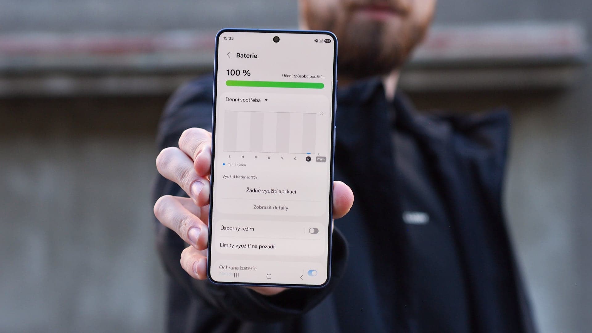 Samsung Galaxy S26 Ultra, baterie | Zdroj: Luboš Srb