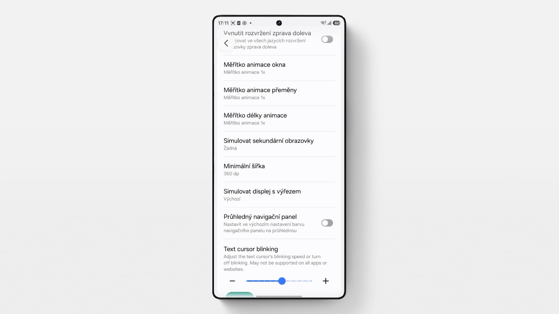 Zrychlete animace na Samsungu S26 Ultra | Zdroj: Tomáš Rajnoch