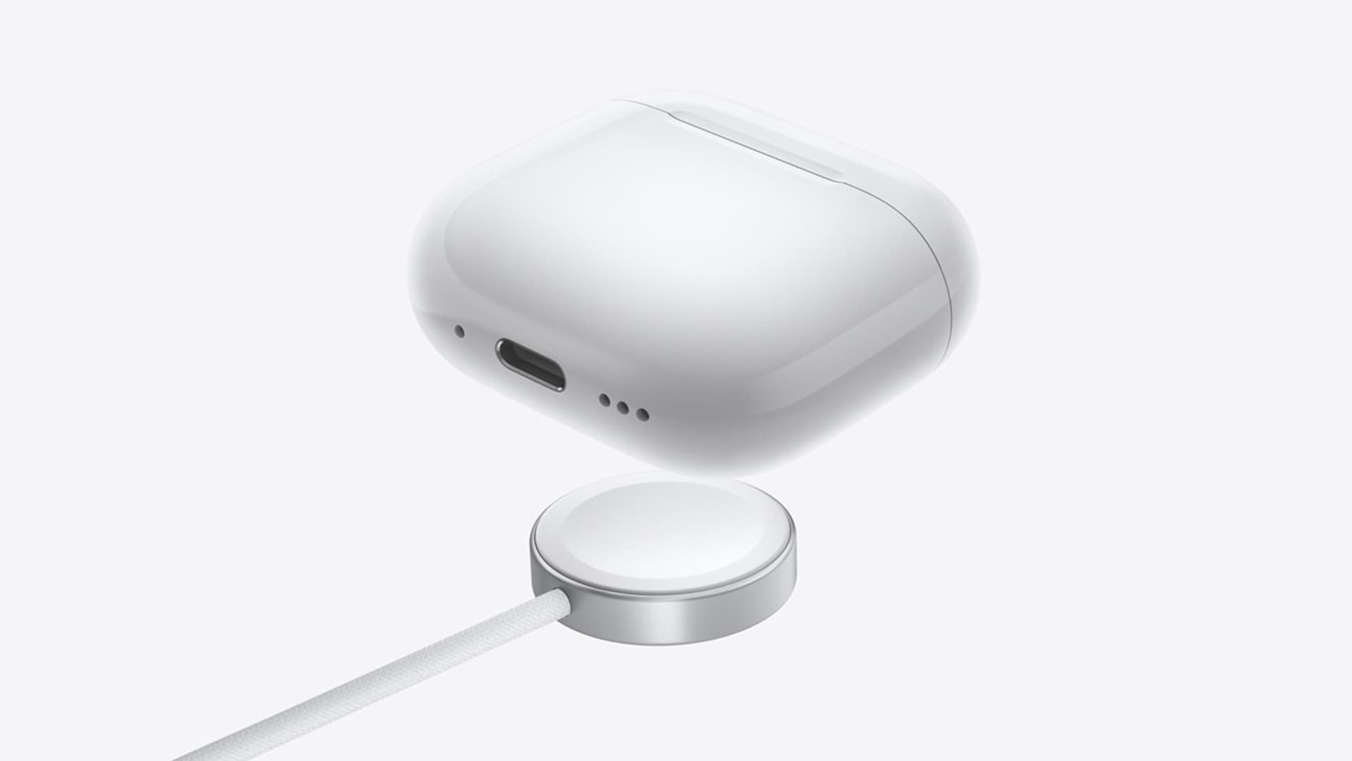 Bezdrátové nabíjení AirPods | Zdroj: Apple
