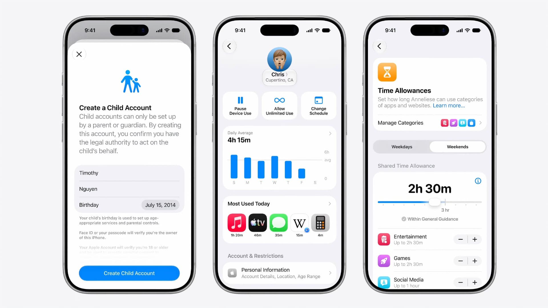 Vylepšená rodičovská kontrola v iOS 27 | Zdroj: Apple