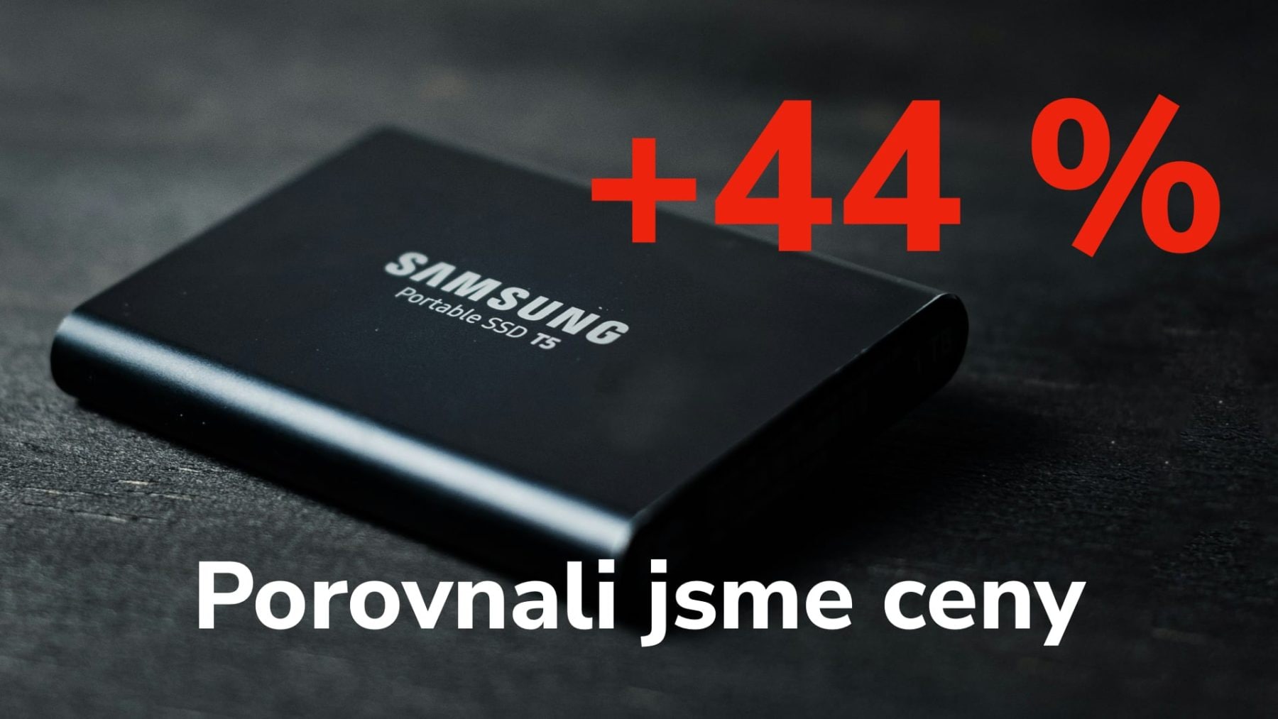 Některé SSD disky zdražily během jediného roku až o 44 %, ukazuje analýza cen z českého trhu | Zdroj: Unsplash, úprava: Ondřej Koníček