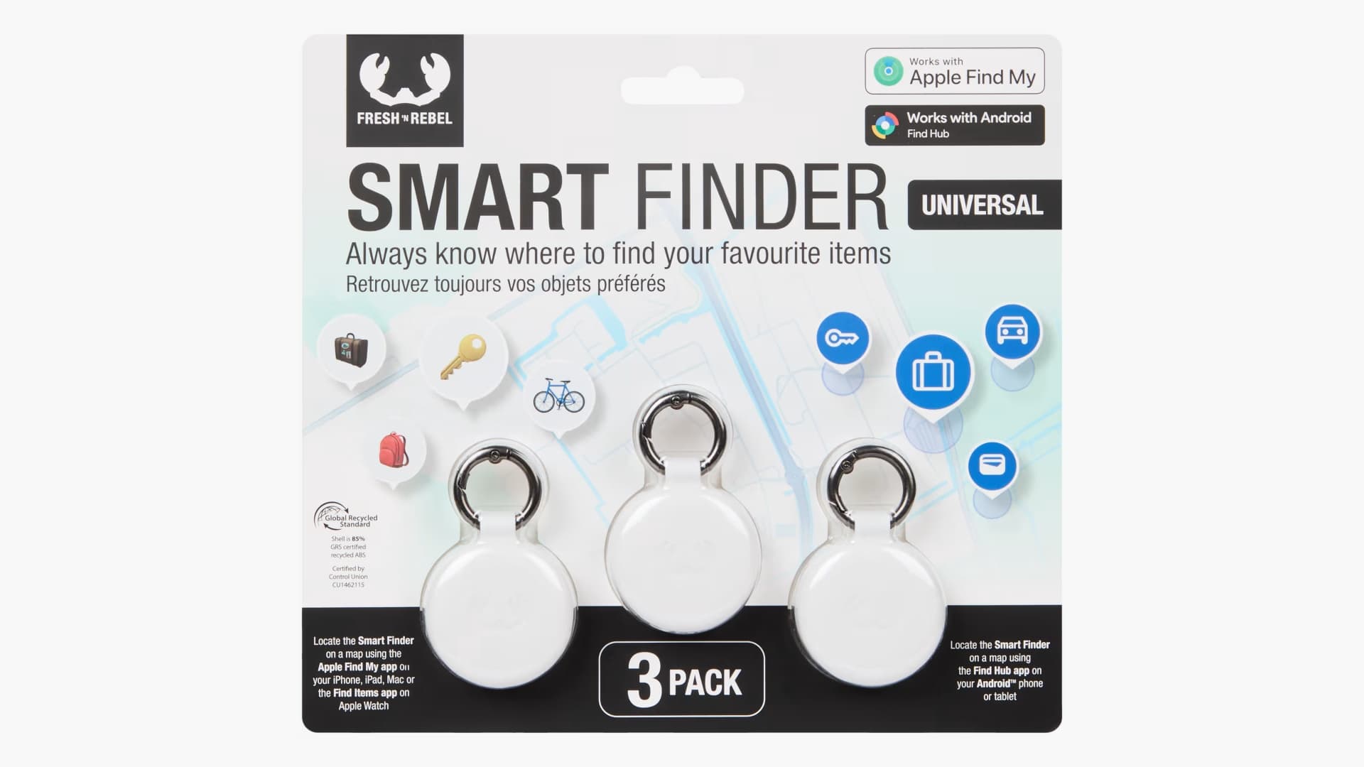 Chytrý lokátor Smartfinder Fresh 'n Rebel | Zdroj: Action