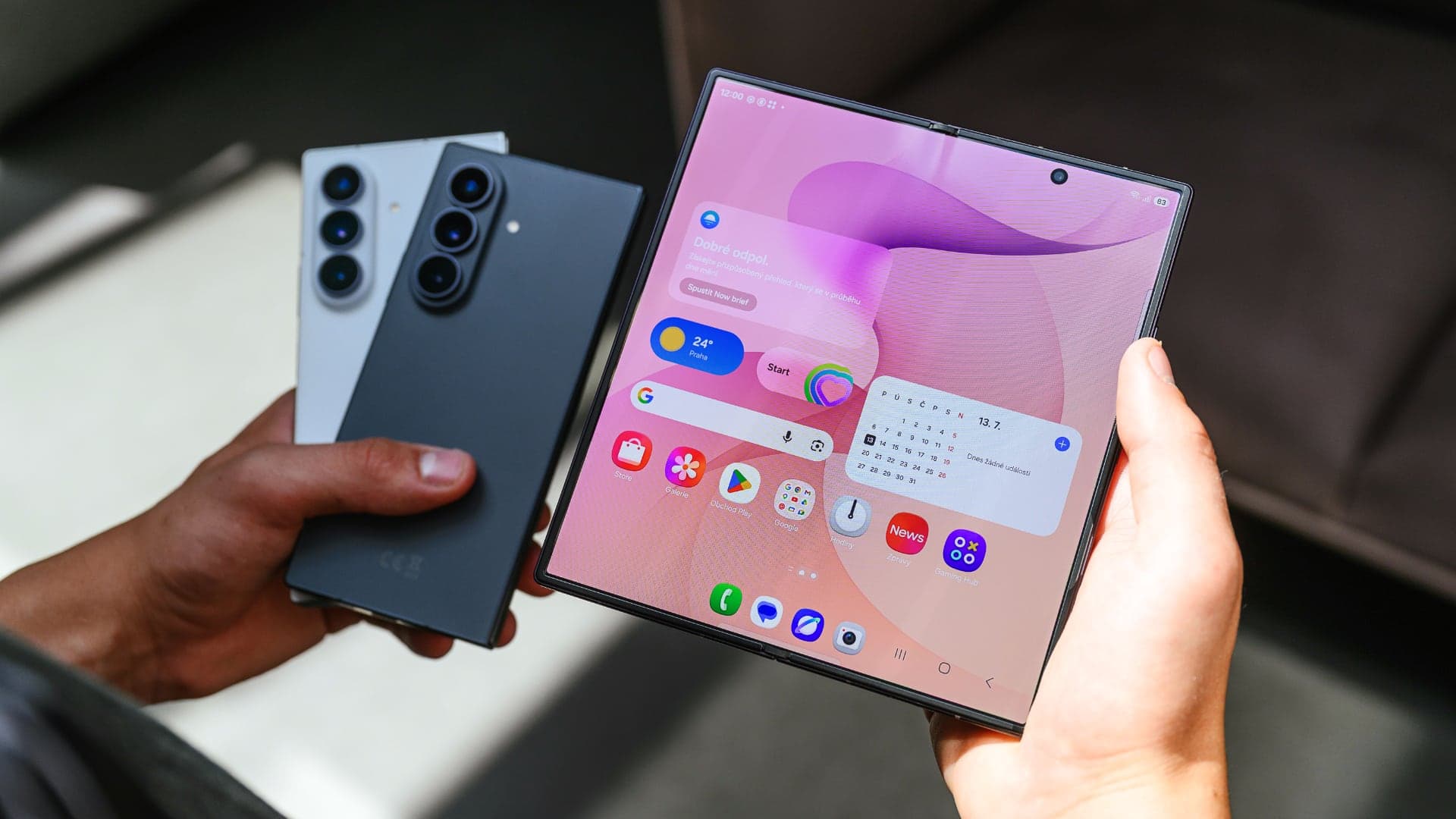Samsung Galaxy Z Fold 8 Ultra, otevřený | Zdroj: Samsung