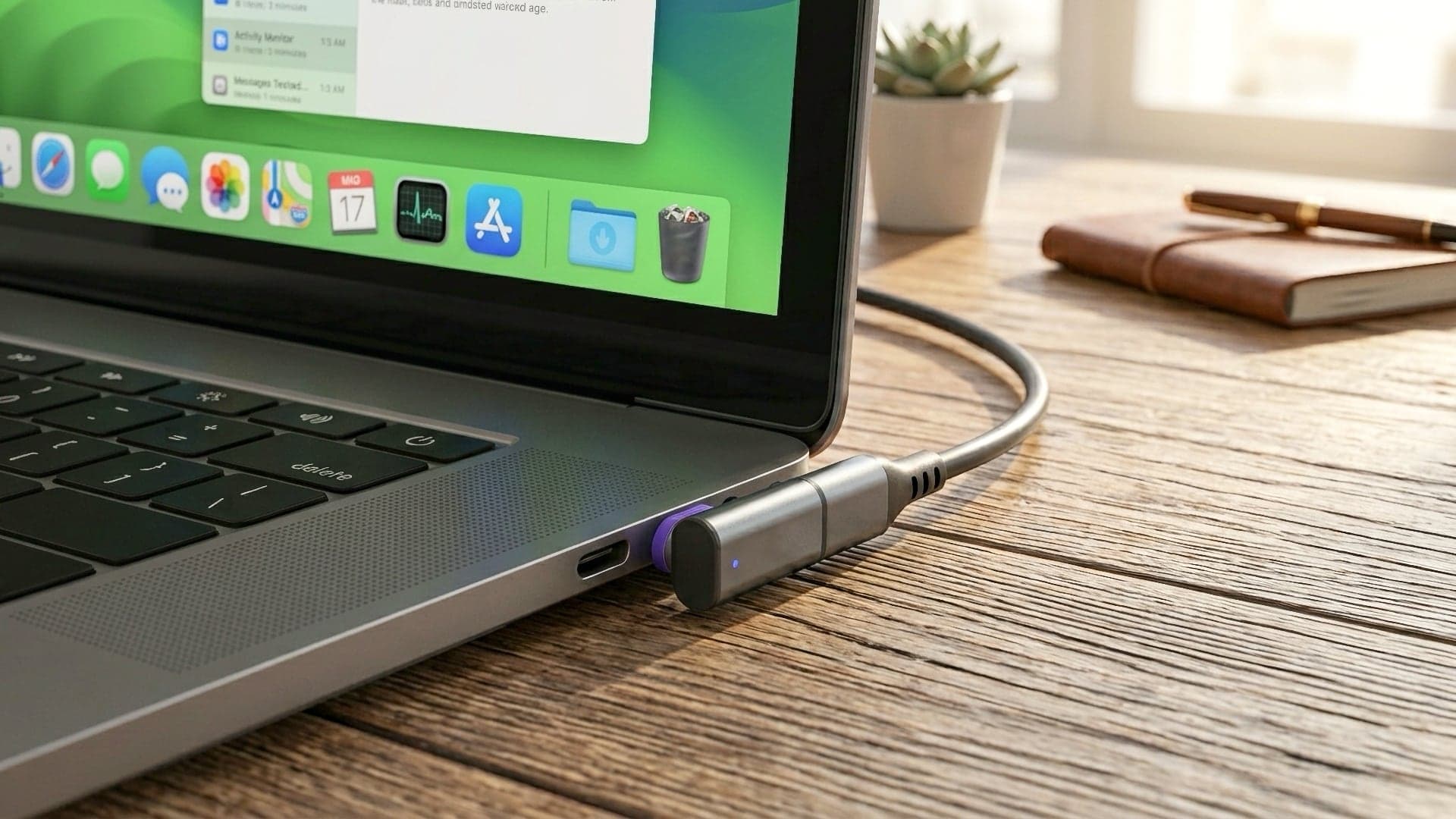 INF magnetický adaptér + konektor USB-C z Kauflandu | Zdroj: Ondřej Koníček