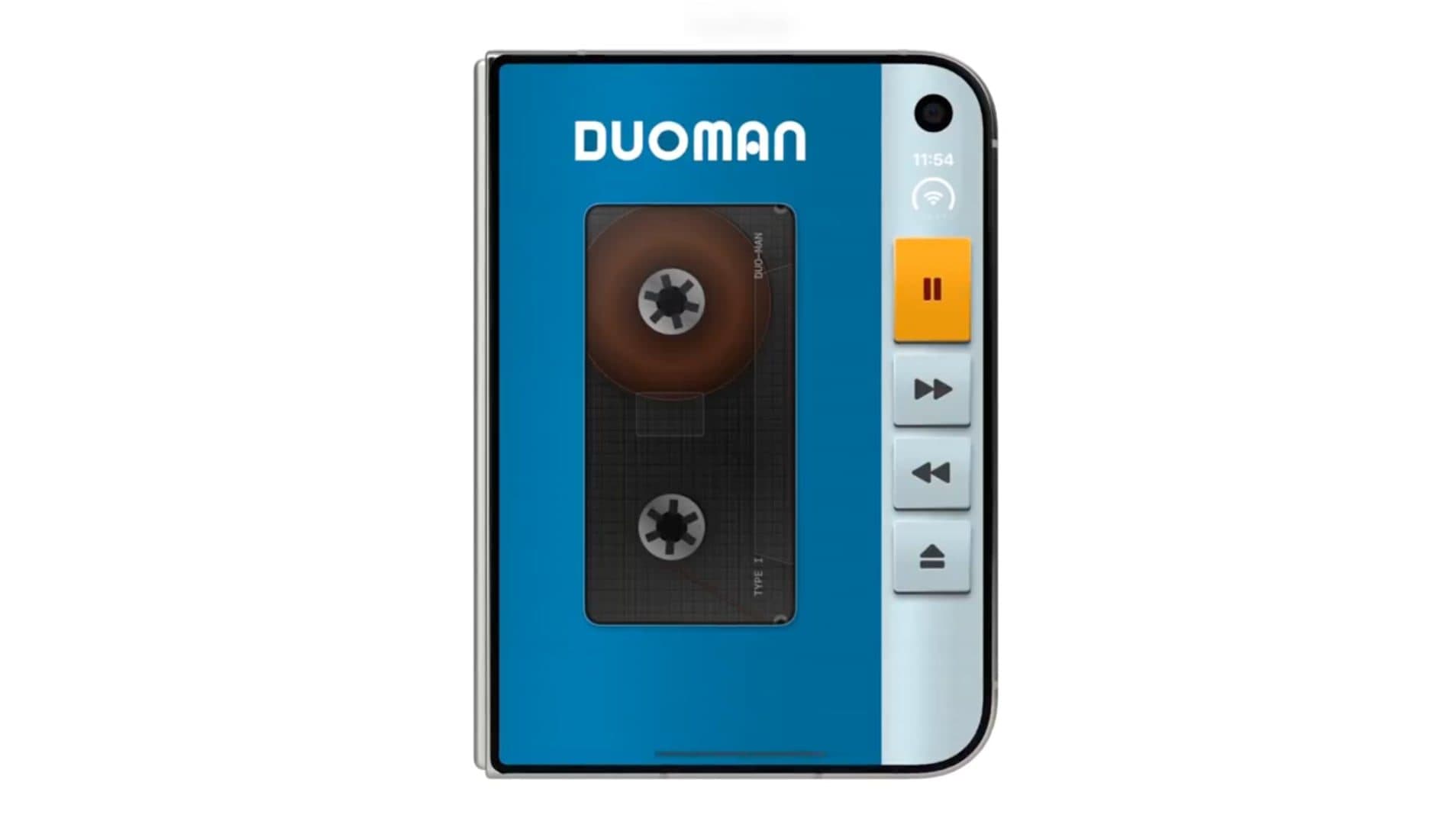 Aplikace Duo-Man na iPhonu Duo | Zdroj: Vidit Bhargava / síť X