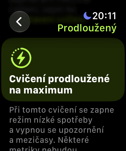 Apple Watch Series 12, Cvičení prodloužené na maximum | Zdroj: Luboš Srb
