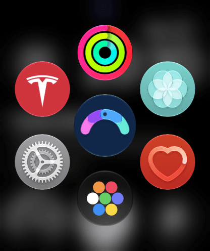 Apple Watch Series 12, nové rychlé menu s aplikacemi | Zdroj: Luboš Srb