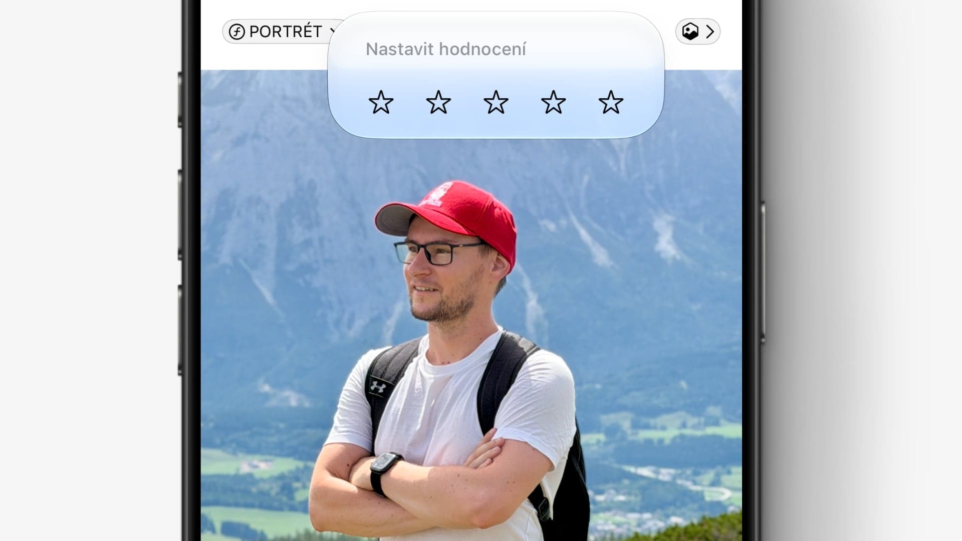 iOS 27, hodnocení fotek pomocí hvězdiček | Zdroj: Luboš Srb