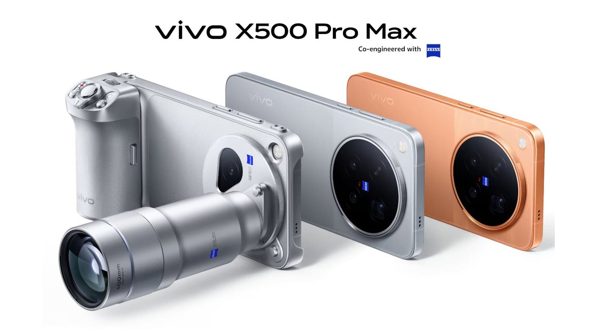 Vivo X500 Pro Max s telekonvertorem | Zdroj: Vivo