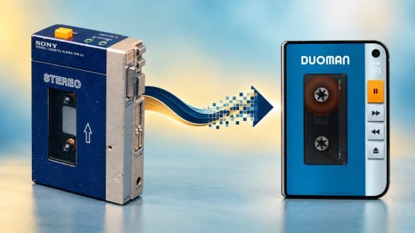 Z iPhonu Duo udělá legendární walkman. Tahle aplikace má skvělý nápad