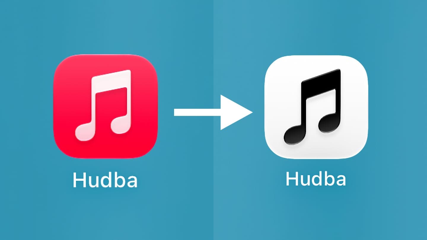 Změna ikonky Apple Music v iOS 27.2 | Zdroj: Luboš Srb