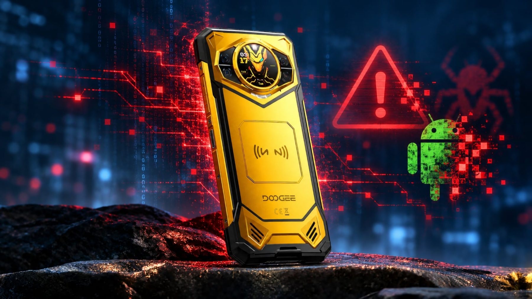 Doogee S200 X je jedním z telefonů, kde byl odhalený malware z výroby | Zdroj: Doogee, úprava: Ondřej Koníček