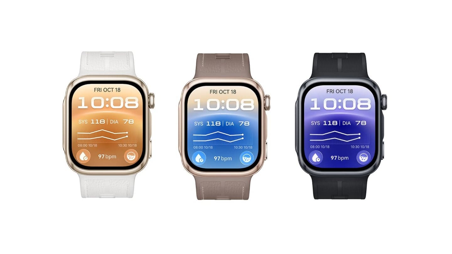 Huawei Watch D3, různé varianty pásků | Zdroj: Huawei