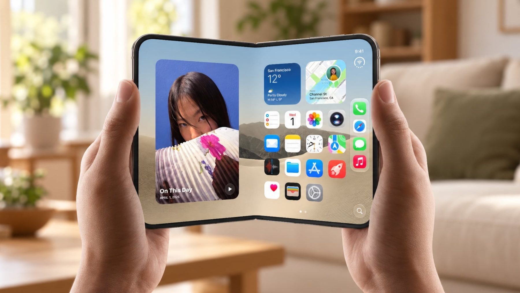 iPhone Duo v ruce | Zdroj: Apple, úprava: Tomáš Rajnoch