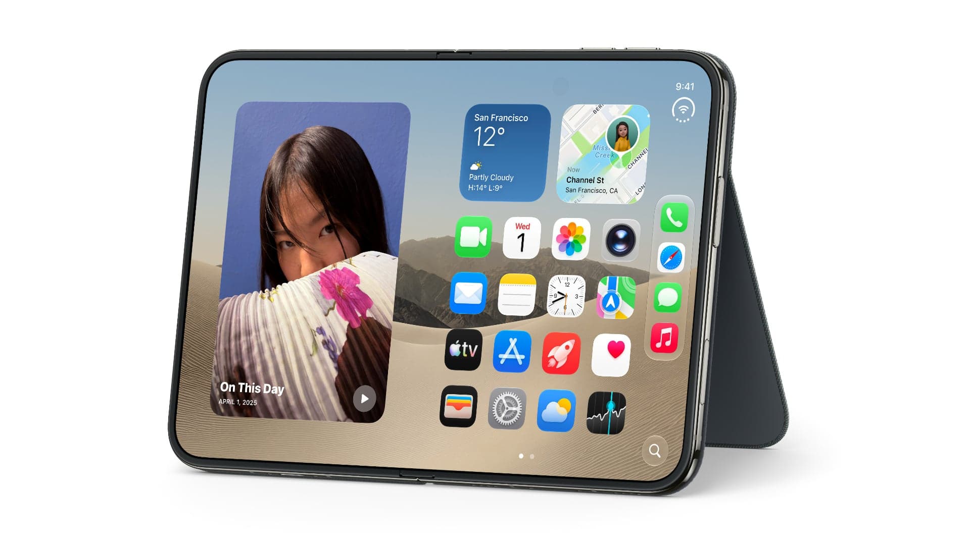 iPhone Duo Folio se stojánkem | Zdroj: Apple