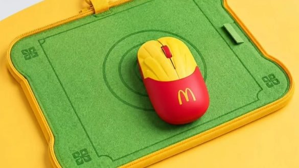 Hranolky k počítači? Lenovo a McDonald’s představily neobvyklou myš