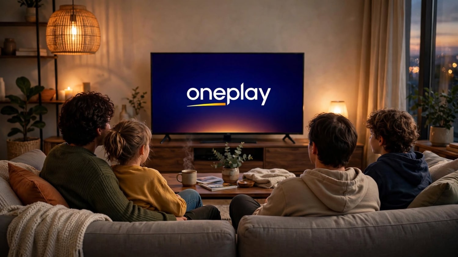 Rodina sledující Oneplay | Zdroj: Tomáš Rajnoch