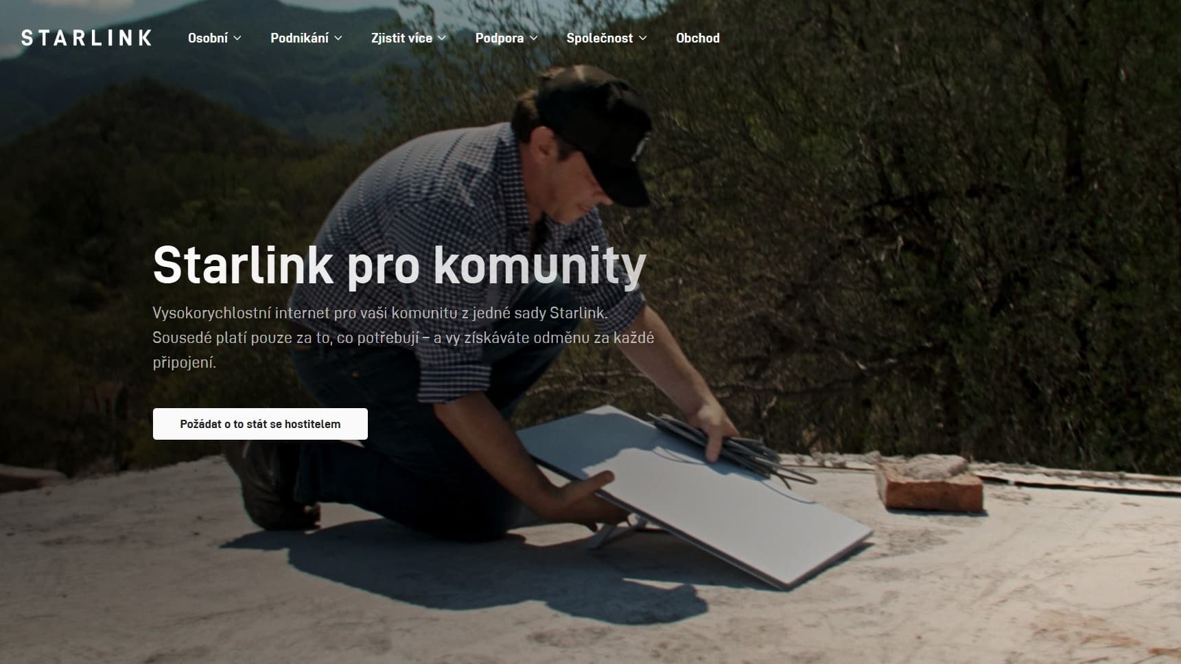 Starlink pro komunity | Zdroj: Starlink