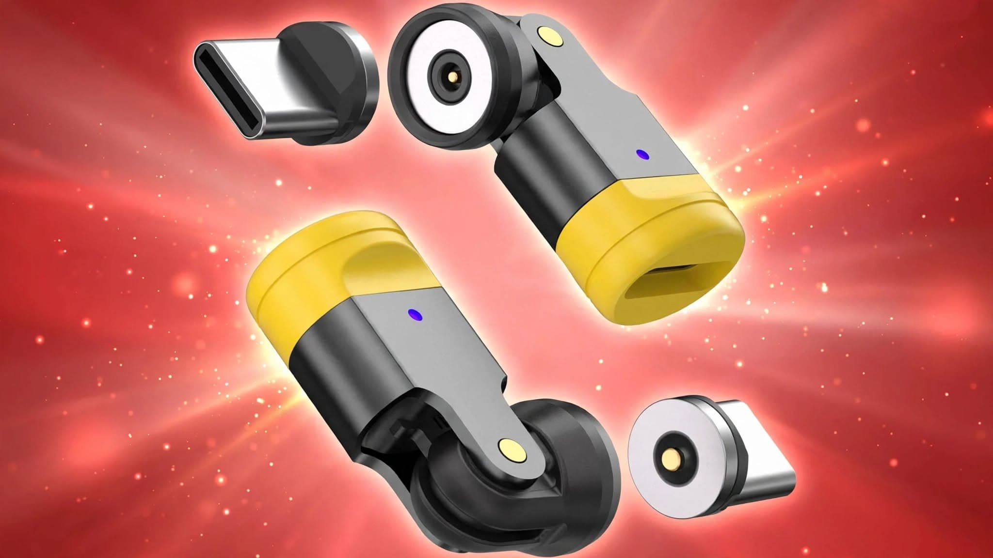 Otočný magnetický USB-C adaptér | Zdroj: Kaufland, úprava: Tomáš Rajnoch